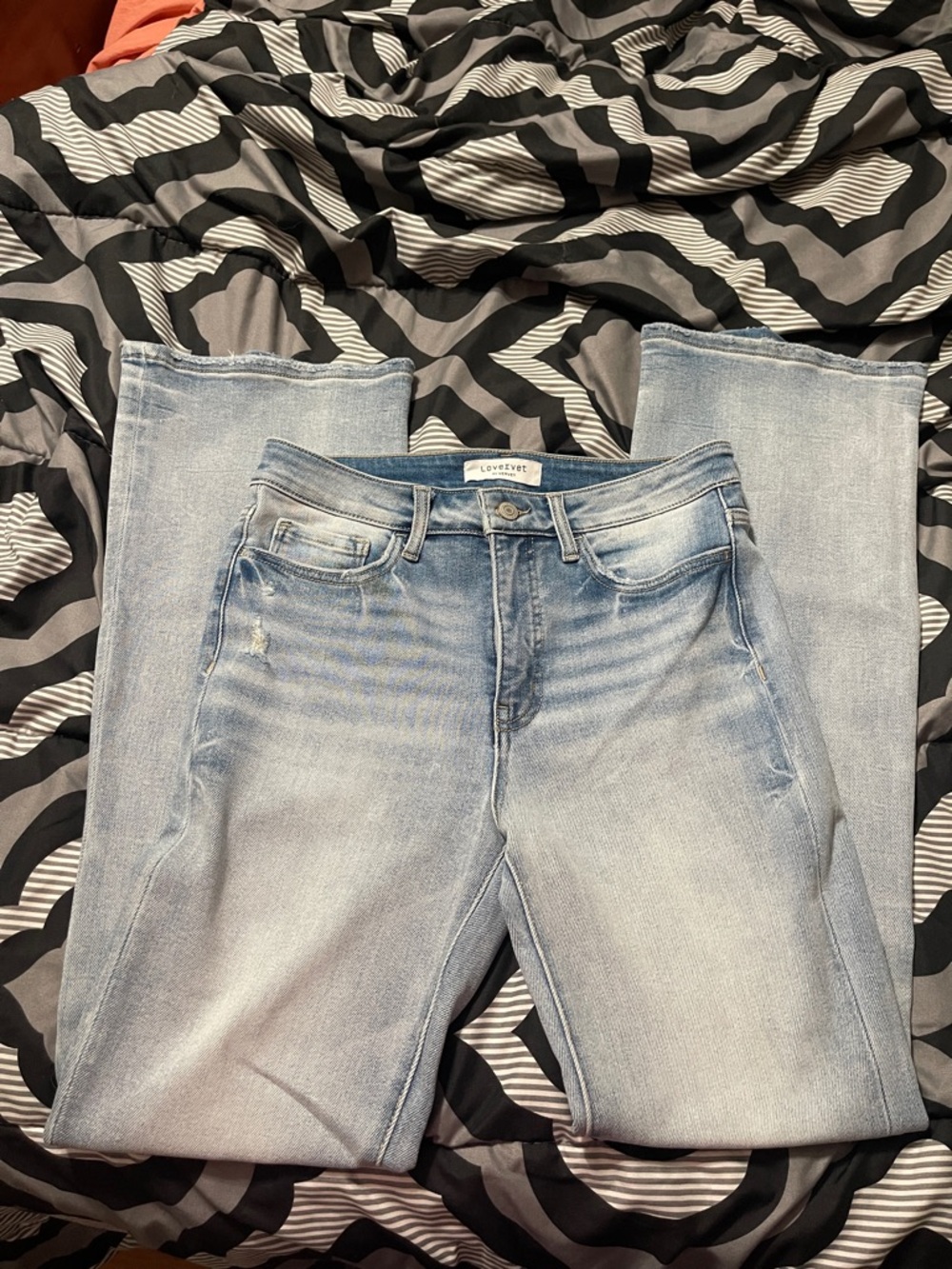 Light Wash Bootcut Jeans by Vervet